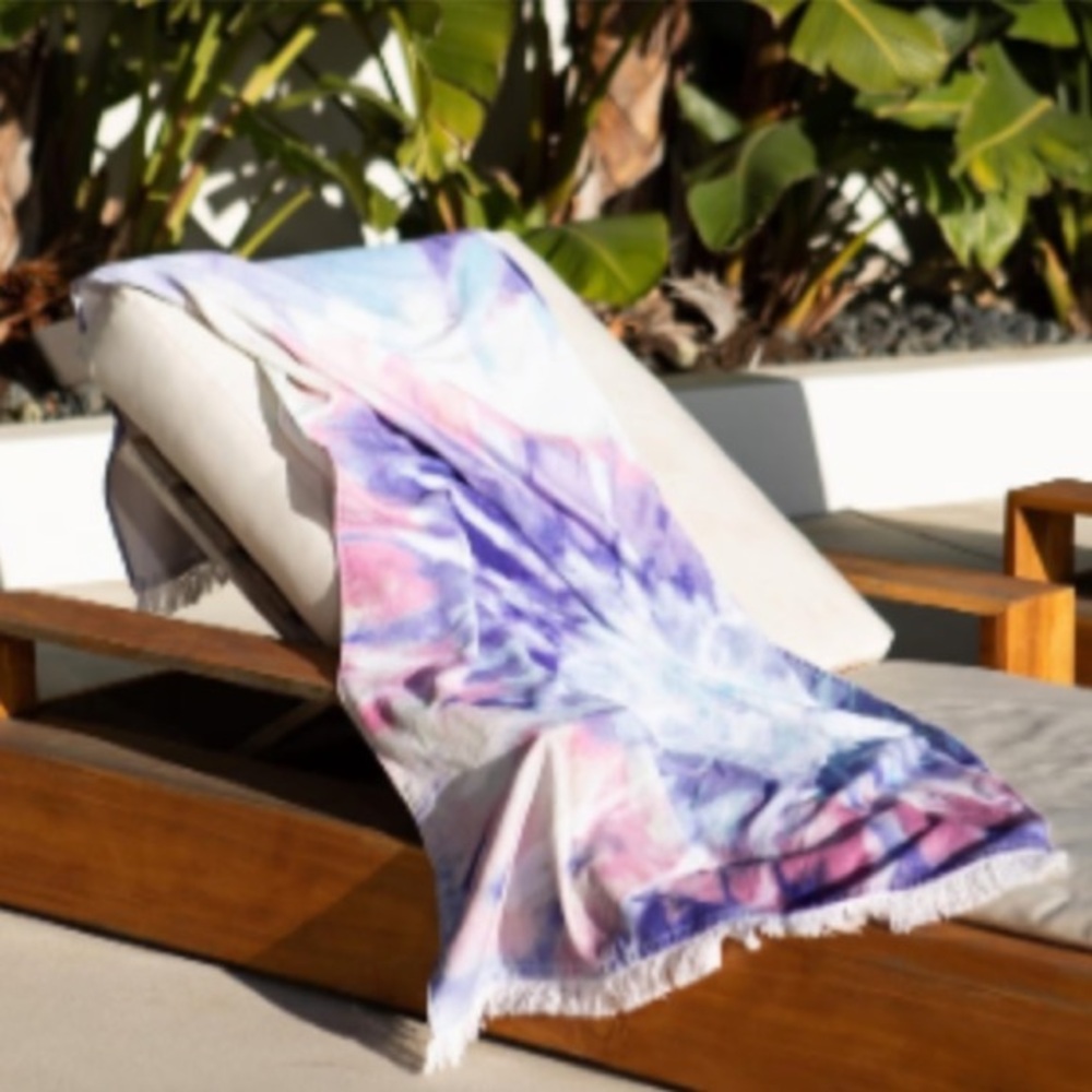 LSpace Tye Dye Beach Towel NWT